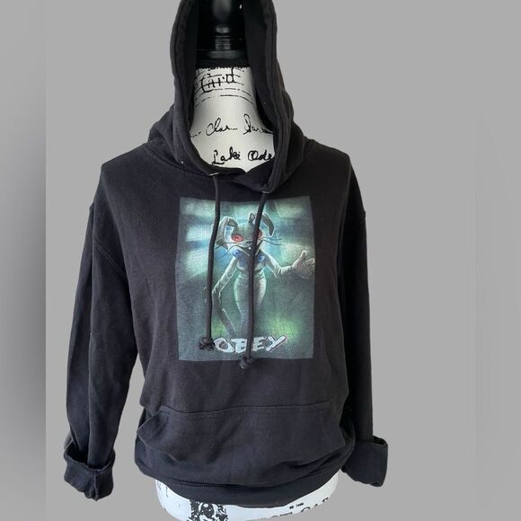 OBEY FNAF Five Nights at Freddy’s Hooded Sweatshirt - Picture 6 of 7